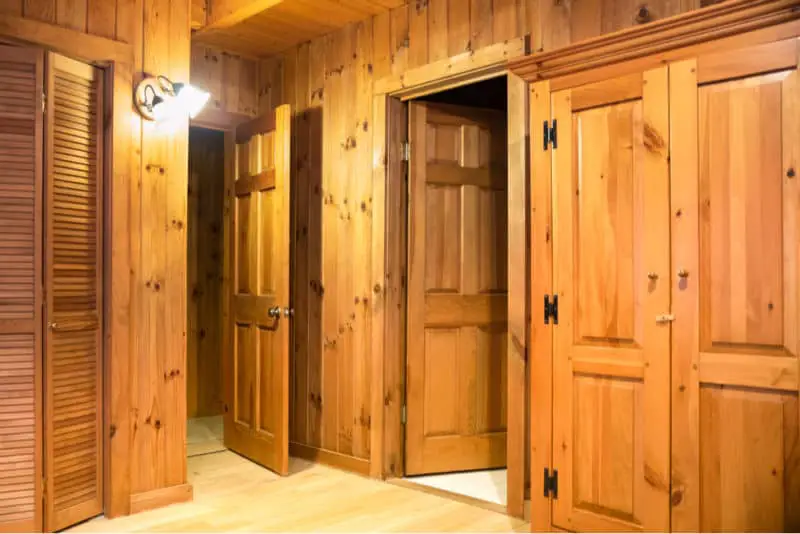 how to paint over knotty pine wood paneling