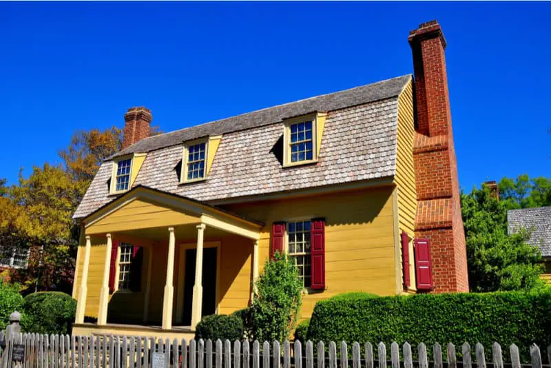 Historic gambrel roof house