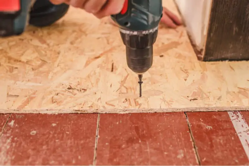 Easily add an extra layer of plywood over your subfloor