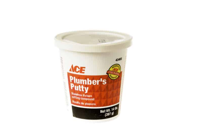 Can plumber's putty be used on plastic